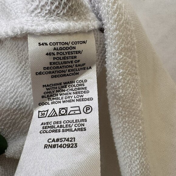 Lou and Grey For Loft White Sweater with Star Detailing Size Medium - Picture 5 of 7